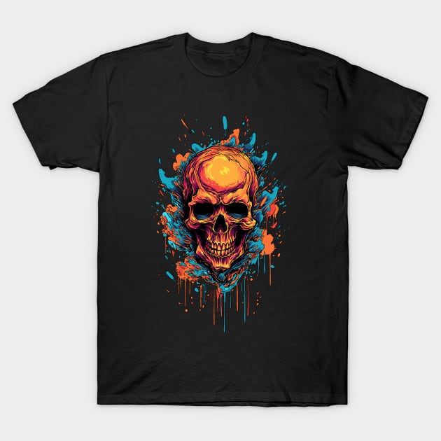 Far Out Skull T-Shirt by Atomic Blizzard